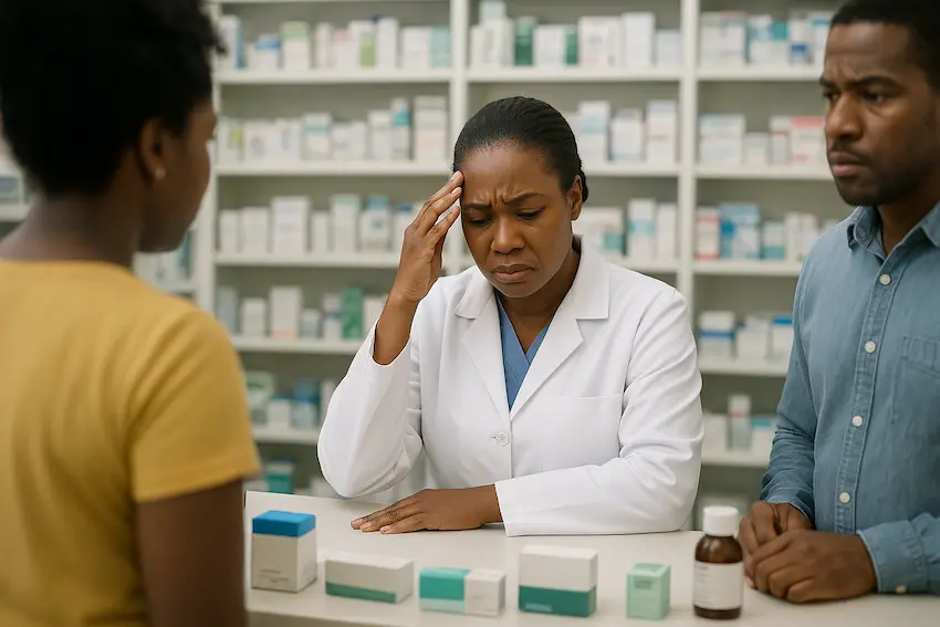 Busy pharmacy struggle